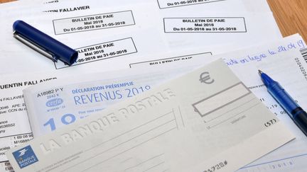 Une photo d'illustration de l'impôt sur le revenu, datée du 28 janvier 2020. (ALLILI MOURAD / SIPA)