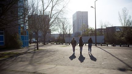 La ville de Stains (Seine-Saint-Denis), le 10 avril 2018.
. (MAXPPP)