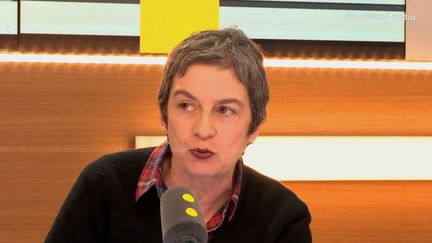 L'agvocate Caroline Mécary, lundi 2 avril, sur franceinfo. (RADIO FRANCE)