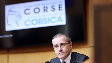 &nbsp; (Le président nationaliste de l'Assemblée de Corse, Jean-Guy Talamoni © Pascal POCHARD-CASABIANCA / AFP)