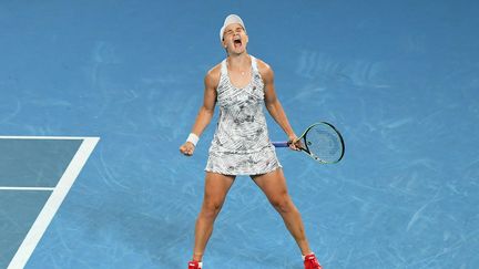 Ashleigh Barty a remporté son premier Open d'Australie, dans son pays, le samedi 29 janvier à Melbourne.&nbsp; (WILLIAM WEST / AFP)