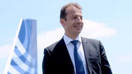 Toulouse, le 9 octobre 2018. Guillaume Faury a été nommé directeur général d'Airbus aviation commerciale. Il succèdera à Tom Enders fin avril 2019. (MAXPPP)