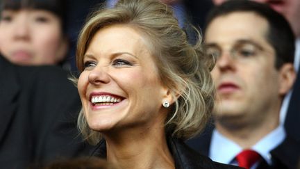 Amanda Staveley, la négociatrice derrière la reprise de Newcastle (ici en avril 2008 lors d'un match Liverpool-Chelsea).&nbsp; (PAUL ELLIS / AFP)