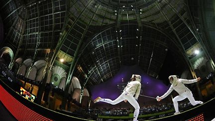 La magie du Grand Palais, la nuit (FRANCK FIFE / AFP)