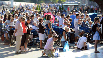  (Lors d'un pèlerinage à Lourdes pour l'Assomption © MaxPPP)