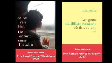 Le Prix Essai France Télévisions a été remis à Minh Tran Huy pour "Un enfant sans histoire" (Aces Sud) et le Prix Roman France Télévisions à Maria Larrea pour "Les gens de Bilbao naissent où ils veulent" (Grasset). (DR)