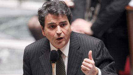 Le député Les Républicains, Pierre Lellouche, à l''Assemblée nationale, le 23 mars 2010. (PIERRE VERDY / AFP)