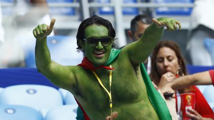 C'est la douche froide pour l'Iran, qui perd ses espoirs de parvenir jusqu'en huitième de finale du mondial en Russie, après sa défaite 1-0 contre l'Espagne, le 20 juin, à Kazan. (MATTEO CIAMBELLI / NURPHOTO)