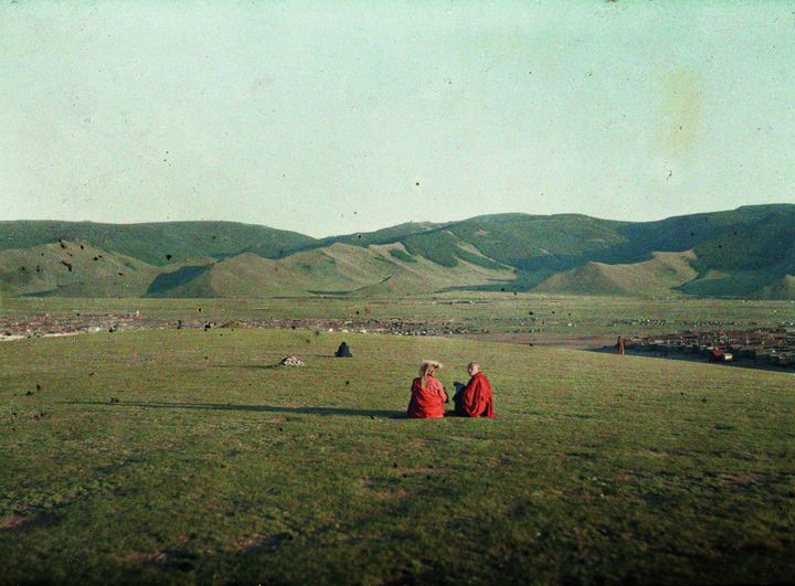 Ourga, Mongolie indépendante. Stéphane Passet, 23 juillet 1913
 (Stéphane Passet / Fonds Albert Kahn )