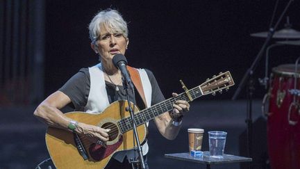 Joan Baez en concert à Regensburg, en Allemagne, le 22 juillet 2016
 (Moosburger / Shutterstock / Sipa)