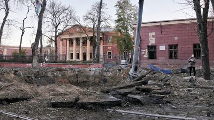 La ville d'Odessa, dans le sud de l'Ukraine, a été visée par des frappes dans la nuit du 5 au 6 novembre 2023. (NINA LIASHONOK / AVALON / MAXPPP)