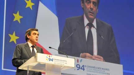 François Fillon au congrès des maires (novembre 2011) (Zaer BELKALAI / citizenside.com)