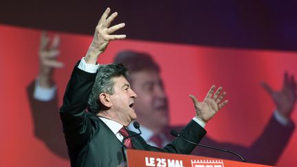 Le leader du Front de gauche, Jean-Luc M&eacute;lenchon, le 20 mai 2014 &agrave; Toulouse (Haute-Garonne). (ERIC CABANIS / AFP)