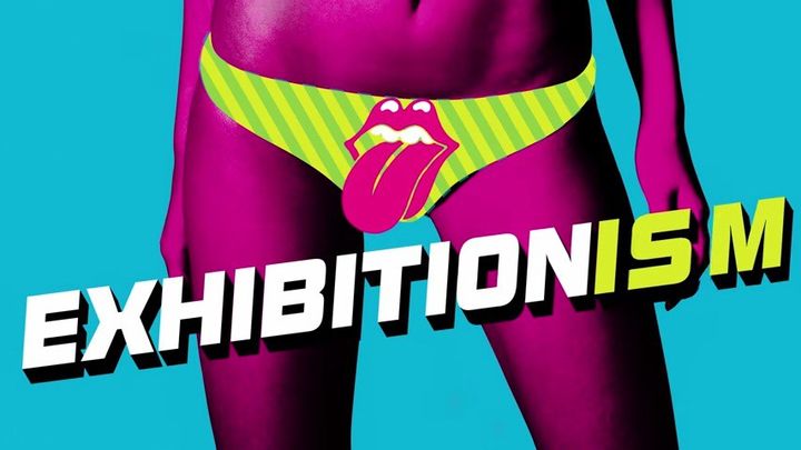 L'affiche censurée de l'expostion Exhibitionism
 (Captue d&#039;écran youtube)