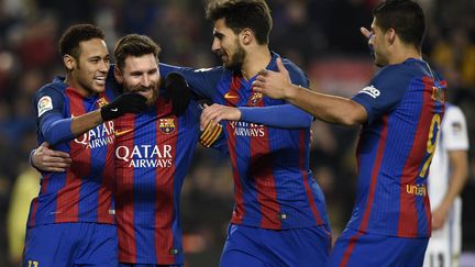 Le Barça s'est amusé face à la Real Sociedad (LLUIS GENE / AFP)