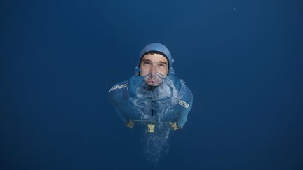 Guillaume Néry dans son élément (BORIS HORVAT / AFP)