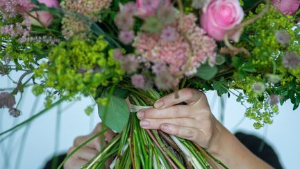 Un bouquet de fleurs au championnat allemand des fleuristes. Photo d'illustration. (Klaus-Dietmar Gabbert/dpa-Zentralbild/ZB)