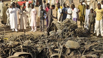 Plusieurs bombes ont explos&eacute; devant la mosqu&eacute;e de Kano (Nigeria), vendredi 28 novembre 2014. (REUTERS)