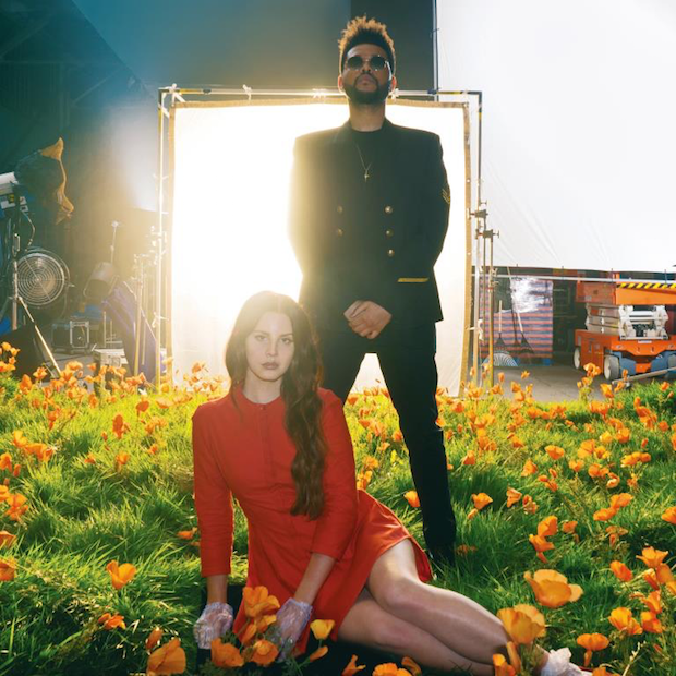 Lana Del Rey et The Weeknd sur le visuel du single "Lust For Life".
