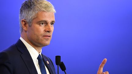 Laurent Wauquiez, le 18 avril 2018, à Paris.&nbsp; (ERIC FEFERBERG / AFP)