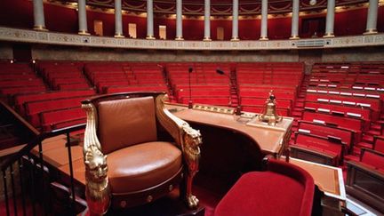 L&#039;hémicycle de l&#039;Assemblée nationale
 (PATRICK HERTZOG / AFP)