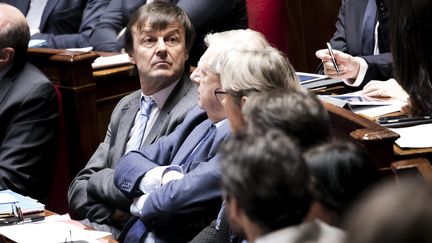 Le ministre de la Transition écologique, le 7 mars 2018, à l'Assemblée nationale, à Paris. (MAXPPP)