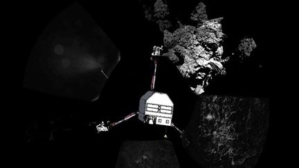 &nbsp; (Le robot Philae, au moment où il a rejoint la comète Tchoury © Sipa/SIPANY)