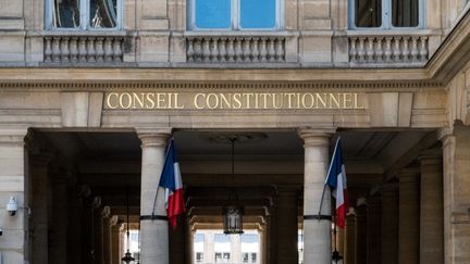 Le Conseil constitutionnel, à Paris, le 13 juillet 2022. (RICCARDO MILANI / HANS LUCAS / AFP)