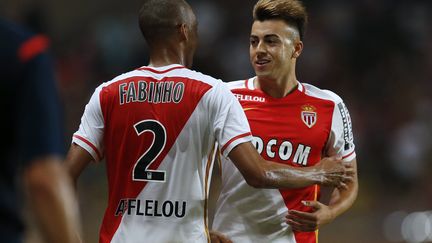 Fabinho et Stephan El Shaarawy (VALERY HACHE / AFP)