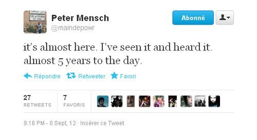 Le tweet du manager de Jimmy Page.
 (DR)