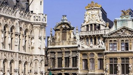 Sur la Grand'Place, dans le centre historique de Bruxelles (8-7-2008) (AFP - Hemis.fr - Bertrand Gardel)