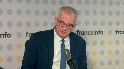 Philippe Delorme, secrétaire général de l'Enseignement catholique, jeudi 23 février sur franceinfo. (franceinfo)