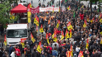 &nbsp; (9ème journée de mobilisation contre la loi travail à l'appel de sept syndicats. La CGT promet une "énorme" mobilisation.©MAXPPP)