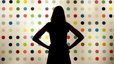 Une &quot;Spot Painting&quot; de Damien Hirst
 (BEN STANSALL/AFP)