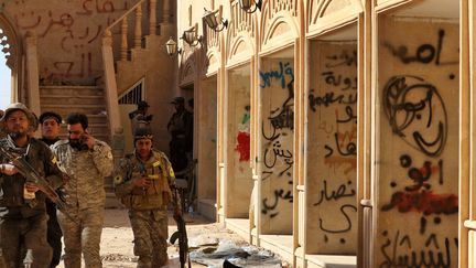 Le monastère syriaque catholique de Mar Behnam réinvesti par les troupes pro-gouvernementales irakiennes le 22 novembre.
 (SAFIN HAMED / AFP)