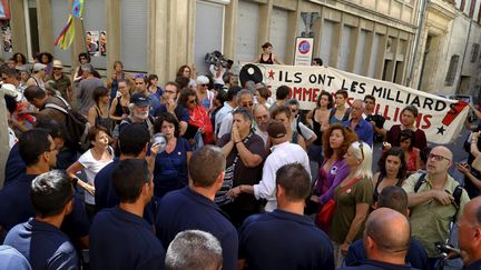 Manifestation d'intermittents du spectacle à Avignon (17 juillet 2014)
 (Valérie Suau / PHOTOPQR / La Provence / MAXPPP)