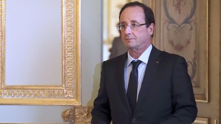 Fran&ccedil;ois Hollande &agrave; l'Elys&eacute;e, le 30 octobre 2012. (PHILIPPE WOJAZER / AFP)