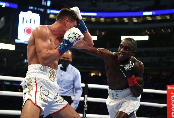 Grâce à cette victoire, Souleymane Cissokho grimpe&nbsp;dans le Top 10. (AL BELLO / GETTY IMAGES NORTH AMERICA / AFP)