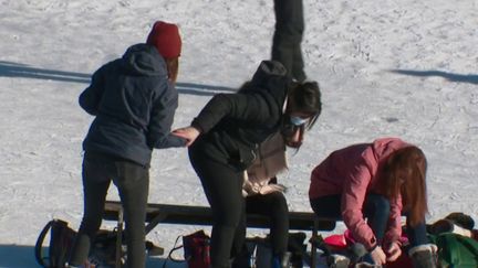 Lac Genin : une patinoire naturelle de 5 hectares  (FRANCE 2)