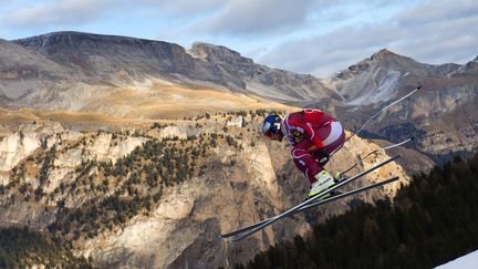 Aksel Lund Svindal est dans une forme olympique depuis le début de l'hiver  (OLIVIER MORIN / AFP)