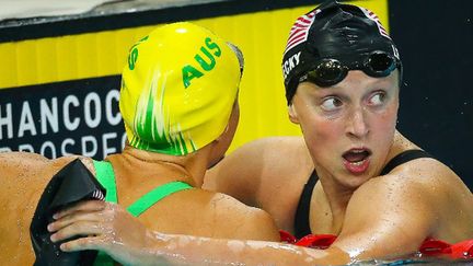 Katie Ledecky  (PATRICK HAMILTON / AFP)