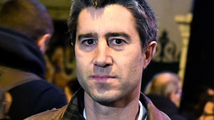 François Ruffin à Grenoble le 15 février 2019 pour présenter en avant-première son film documentaire "J'veux du Soleil".
 (Jean-Pierre Clatot / AFP)