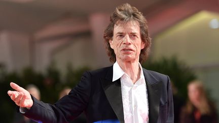 Le chanteur Mick Jagger ici à la Mostra de Venise le 7 septembre 2019. (ALBERTO PIZZOLI / AFP)