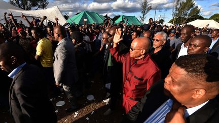 &nbsp; (Jacob Zuma, Durban en Afrique du Sud le 19 avril 2015 © Maxppp)