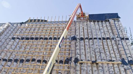 La nouvelle cathédrale de Christchurch (Nouvelle-Zélande), construite en tubes de carton
 (Caters News Agency /SIPA)