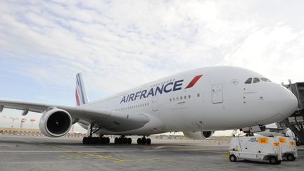 La compagnie a&eacute;rienne Air France prolonge sa cure d'aust&eacute;rit&eacute; en pr&eacute;parant la suppression d'au moins 2 500 postes suppl&eacute;mentaires d'ici &agrave; 2014. (FRANCK DUNOUAU / PHOTONONSTOP / GETTY IMAGES)