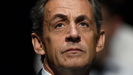 L'ancien président de la République Nicolas Sarkozy, le 1er octobre 2016 aux Sables-d'Olonne (Vendée). (JEAN-FRANCOIS MONIER / AFP)