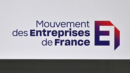 Le logo du Medef. (KEITA IIJIMA / YOMIURI)