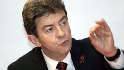 Jean-Luc Mélenchon à talence (1er décembre 2012) (JEAN-PIERRE MULLER / AFP)