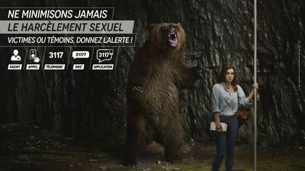 Une campagne de la RATP contre le harcèlement sexuel, dévoilée le 2 mars 2018. (RATP)